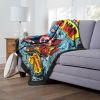 Marvel Comics, Double Feature Aggretsuko Comics Silk Touch Throw Blanket, 50" x 60"