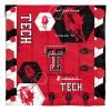 Texas Tech OFFICIAL Collegiate "Hexagon" Full/Queen Comforter & Shams Set