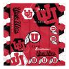 Utah OFFICIAL Collegiate "Hexagon" Full/Queen Comforter & Shams Set