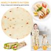 Burrito Tortilla Throw Blanket Pancake Wrap Blanket Soft Round Swaddle for Adults Kids Baby Pets