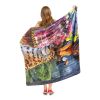 Disney's Encanto, Jungle Meetup Aggretsuko Comics Silk Touch Throw Blanket, 50" x 60"