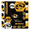 Missouri OFFICIAL Collegiate "Hexagon" Full/Queen Comforter & Shams Set