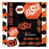 Oklahoma State OFFICIAL Collegiate "Hexagon" Full/Queen Comforter & Shams Set