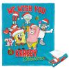 SpongeBob, Krabby Christmas Aggretsuko Comics Silk Touch Throw Blanket, 50" x 60"