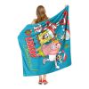 SpongeBob, Krabby Christmas Aggretsuko Comics Silk Touch Throw Blanket, 50" x 60"