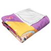 Disney Princesses, Better Together Aggretsuko Comics Silk Touch Throw Blanket, 50" x 60"
