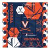 Virginia OFFICIAL Collegiate "Hexagon" Full/Queen Comforter & Shams Set