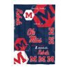 Mississippi OFFICIAL Collegiate "Hexagon" Twin Comforter & Sham Set