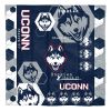 UConn OFFICIAL Collegiate "Hexagon" Full/Queen Comforter & Shams Set