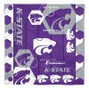 Kansas State OFFICIAL Collegiate "Hexagon" Full/Queen Comforter & Shams Set