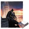 Batman, Knight Watch Aggretsuko Comics Silk Touch Throw Blanket, 50" x 60"