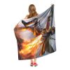Star Wars, Boba Blast Aggretsuko Comics Silk Touch Throw Blanket, 50" x 60"