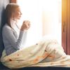Burrito Tortilla Throw Blanket Pancake Wrap Blanket Soft Round Swaddle for Adults Kids Baby Pets